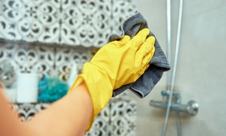 how to Clean frameless glass shower screens